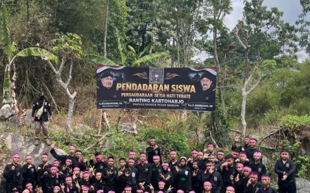 Perkuat Pembinaan dan Kedisiplinan Siswa, SH Terate Ranting Kartoharjo Gelar Pendadaran Sabuk Hijau