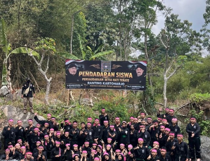 Perkuat Pembinaan dan Kedisiplinan Siswa, SH Terate Ranting Kartoharjo Gelar Pendadaran Sabuk Hijau