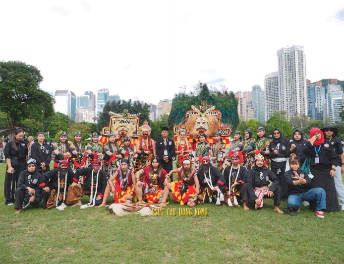 Tampilkan Reog Singo Wiromo di Victoria Park, PSHT Cabang Khusus Hong Kong Rayakan HUT ke-17, 